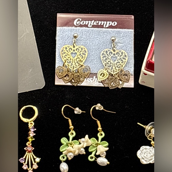Fashion Dangle Gold-Tone Earrings Bundle - Picture 7 of 7